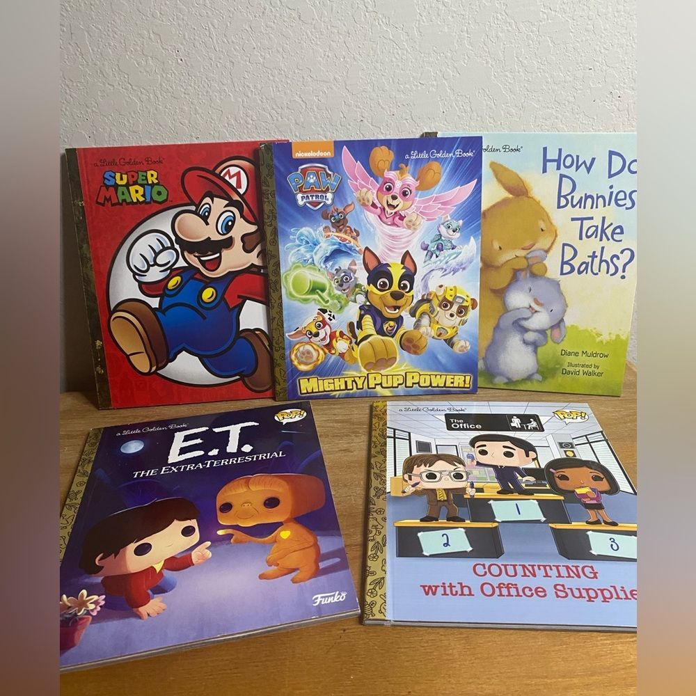 A Little Golden Book NEW Bundle of 5 Books kids Reading Elementary